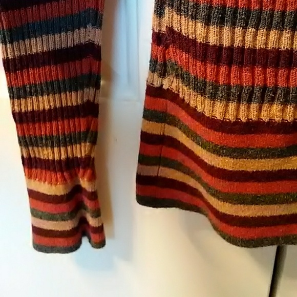 5 for $25 Striped V-neck Sweater - Picture 5 of 5
